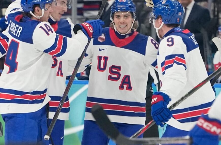 U.S. Men’s Hockey Team Triumphs Over Slovakia, Prepares to Face Canada for Gold Medal