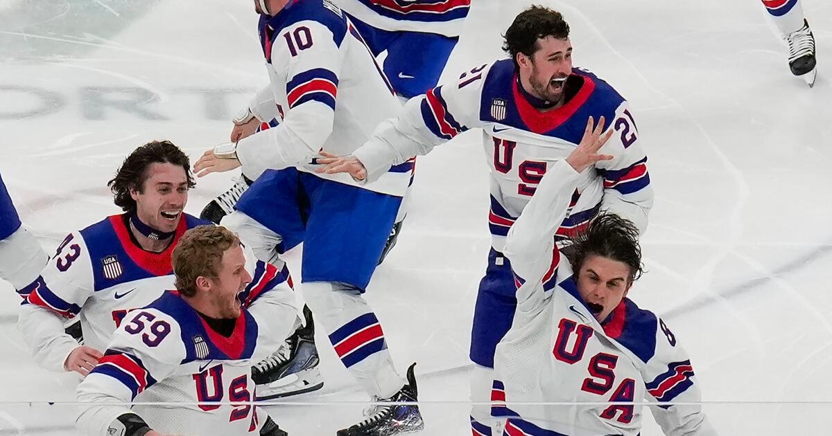 U.S. Wins First Olympic Gold in Men's Hockey Since the 'Miracle on Ice' by Beating Canada