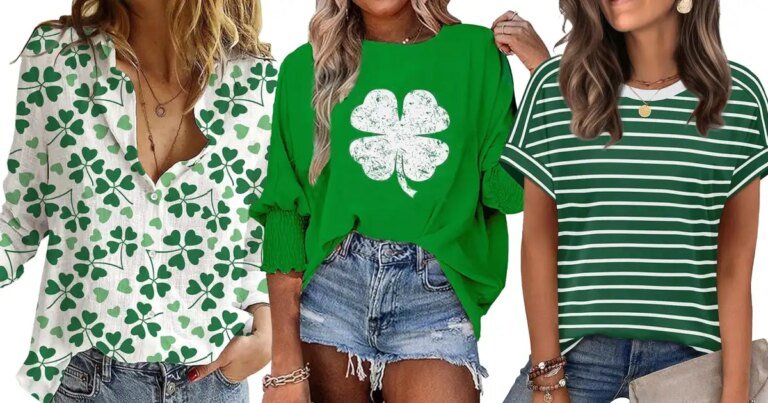 13 Adorable St. Patrick’s Day Tops on Amazon That You’ll Love – Starting at Just $8