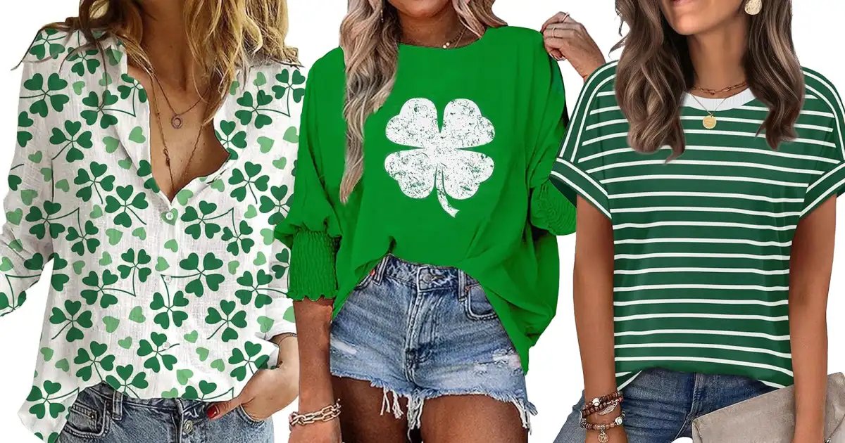 13 Adorable St. Patrick’s Day Tops on Amazon That You’ll Love – Starting at Just $8