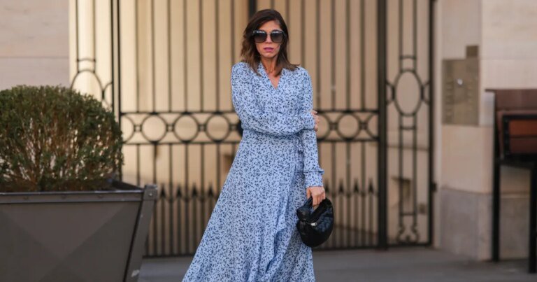 17 Stylish Wrap Dresses That Flatter and Help Hide Bloating