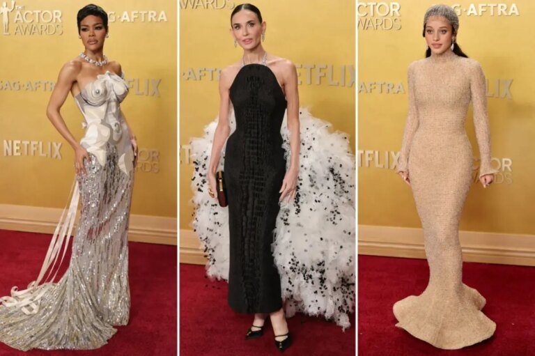 The Most Stylish Celebrities at the 2026 SAG Awards: Teyana Taylor, Demi Moore, and Others