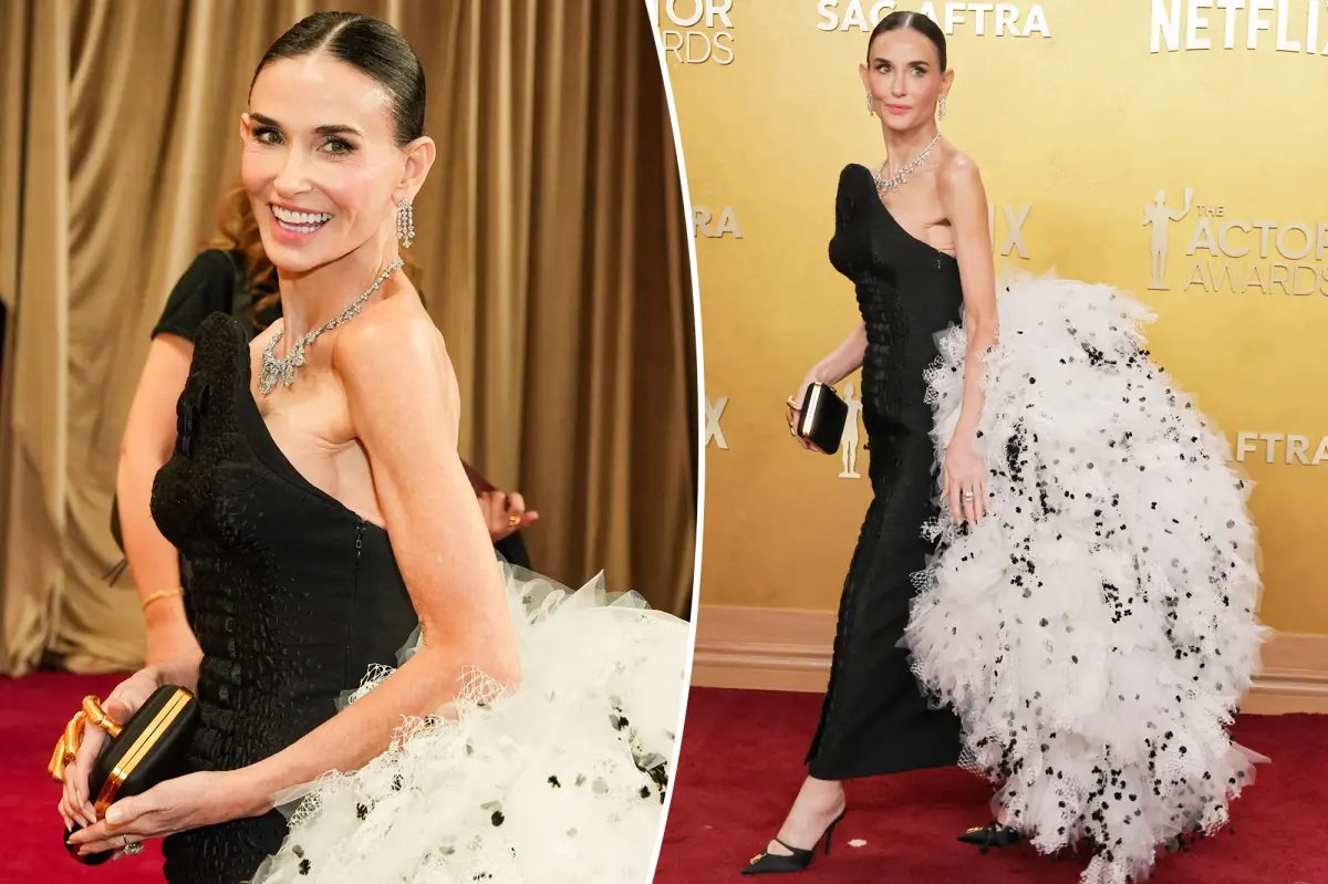 Demi Moore Stuns on the Red Carpet at the 2026 SAG Awards