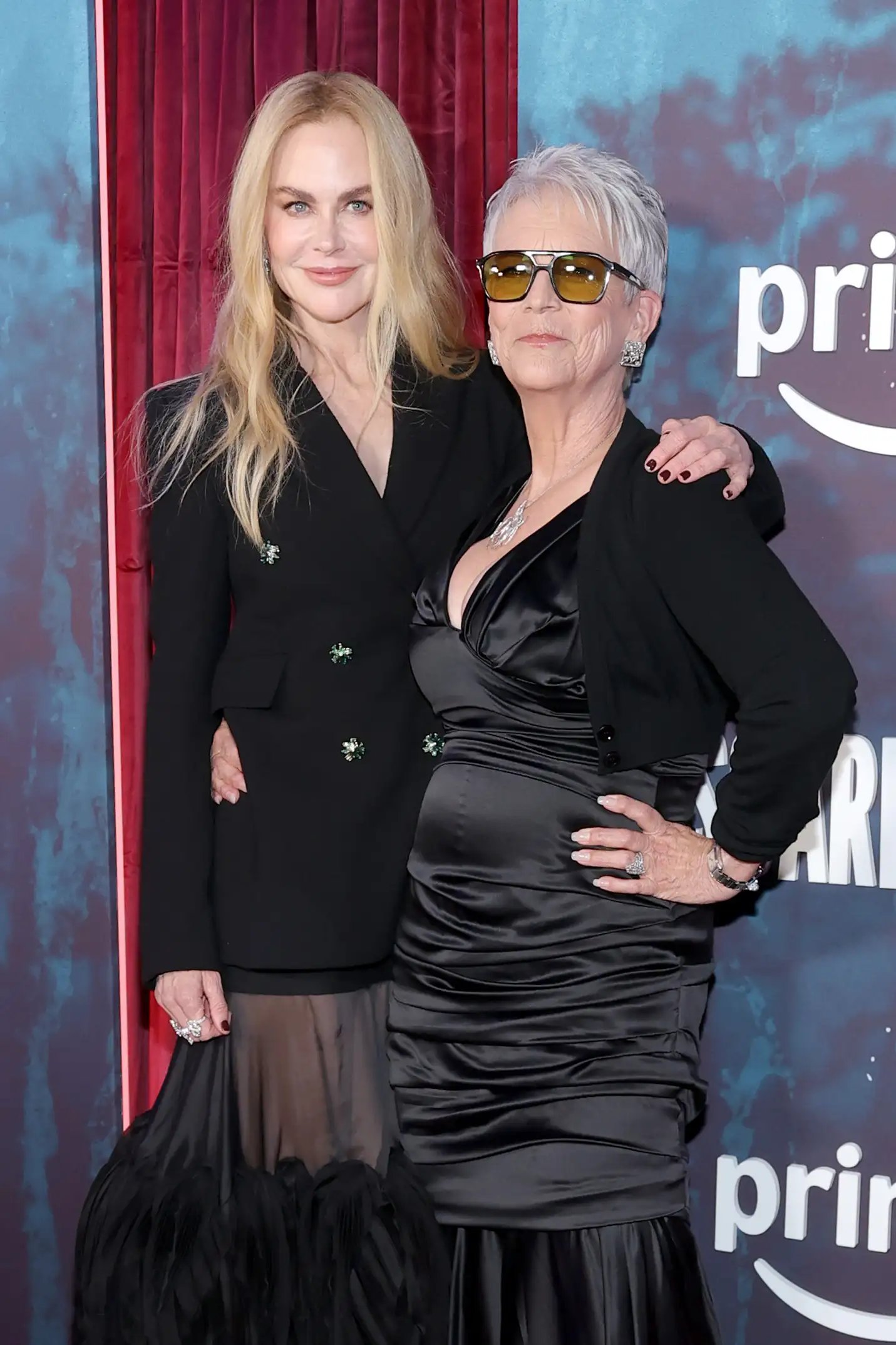 Nicole Kidman and Jamie Lee Curtis at the Prime Video's "Scarpetta" New York Premiere.