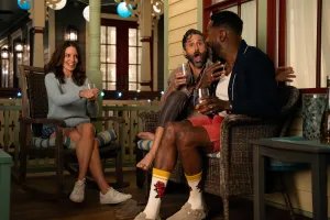 Tina Fey, Marco Calvani and Colman Domingo in Episode 203 of 'The Four Seasons', Season 2