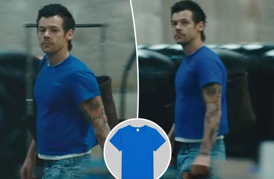 Harry Styles Rocks Hollywood's Favorite T-Shirt in His 'American Girls' Video
