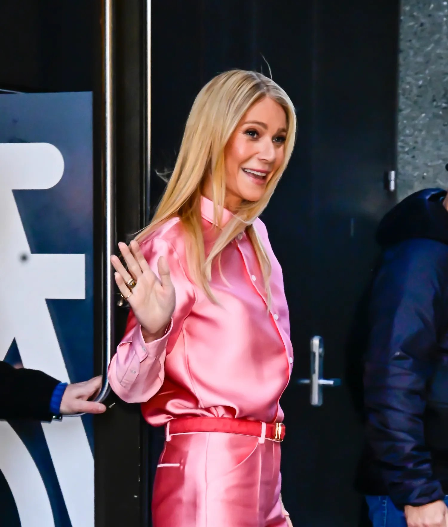 Gwyneth Paltrow outside of 'Good Morning America' in December 2025.