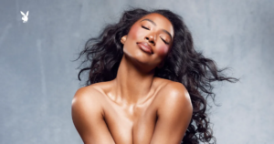 Taylor Hale Celebrates Body Positivity in Playful Topless Photo Shoot for Playboy