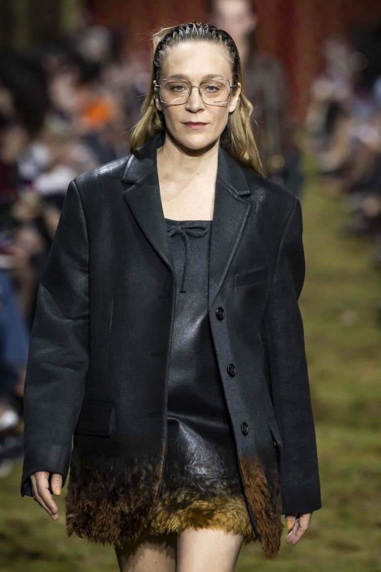 Chloë Sevigny, who was one of the first faces of Miu Miu when the label launched in the 1990s, also appeared in Miu Miu.