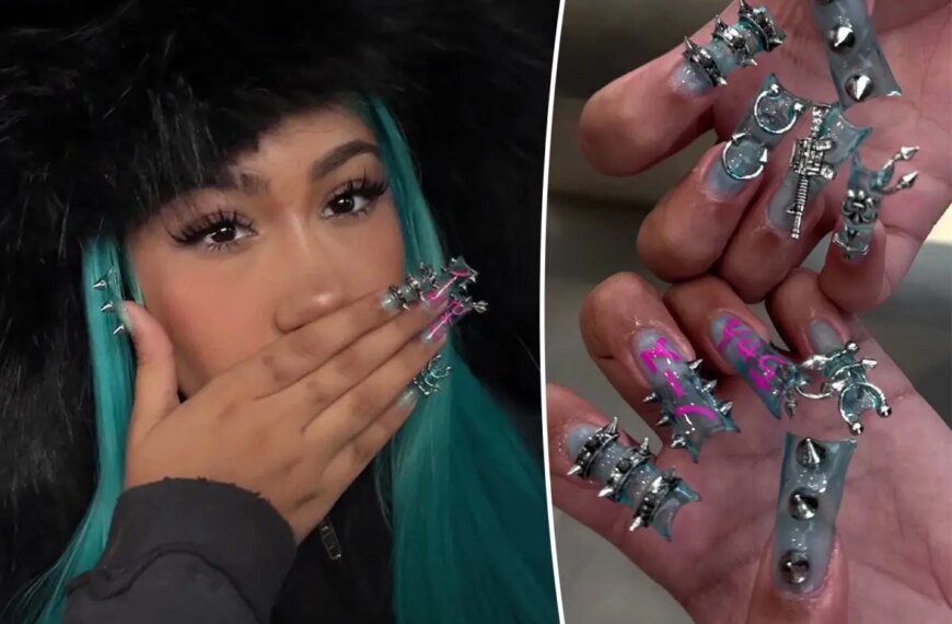 North West, 12, Shows Off Bold New Manicure with Spikes and Piercings After Facing Criticism
