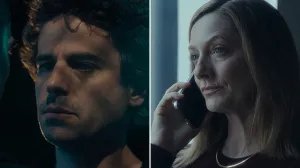 L-R: Luke Kirby as Teddy Campano and Judy Greer as Quinn Campano in 'The Last Thing He Told Me' Season 2