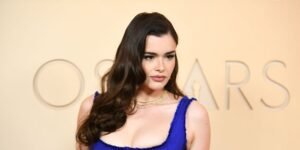 Barbie Ferreira Dazzles in a Stunning Cobalt Blue Corset Gown at the 2026 Oscars, Featuring 70 Intricate Bones