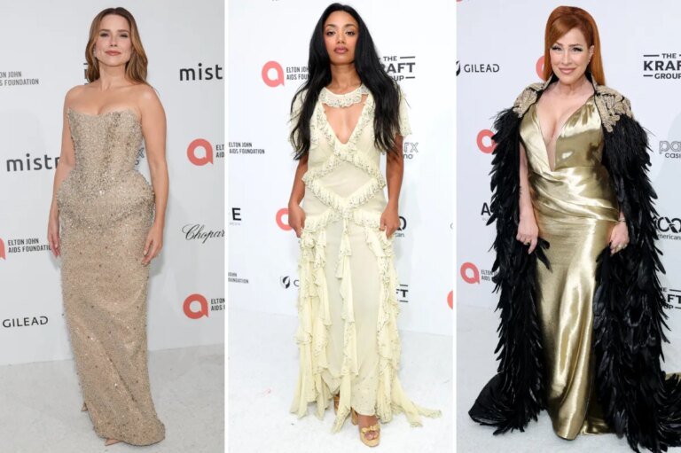 Elton John's 2026 Oscar Party: Check Out the Celebrity Fashion on the Red Carpet