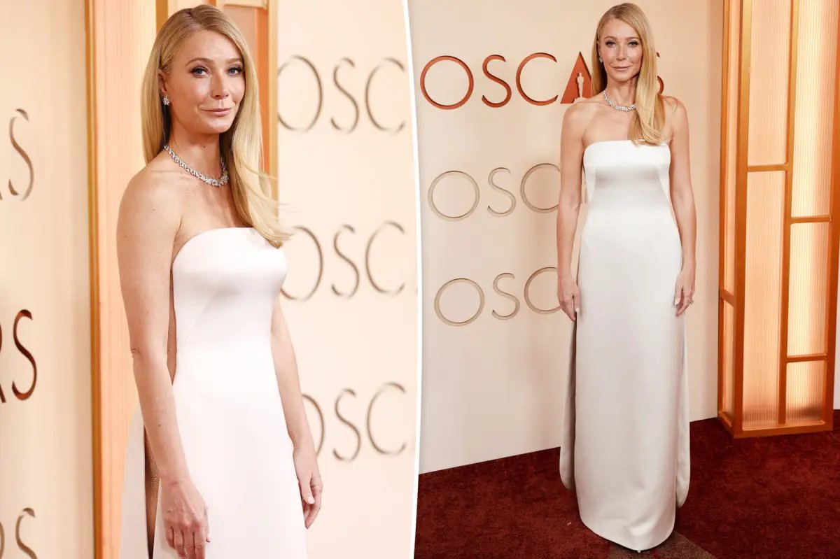 Gwyneth Paltrow Stuns at the 2026 Oscars in a Bold Side-Slit Dress