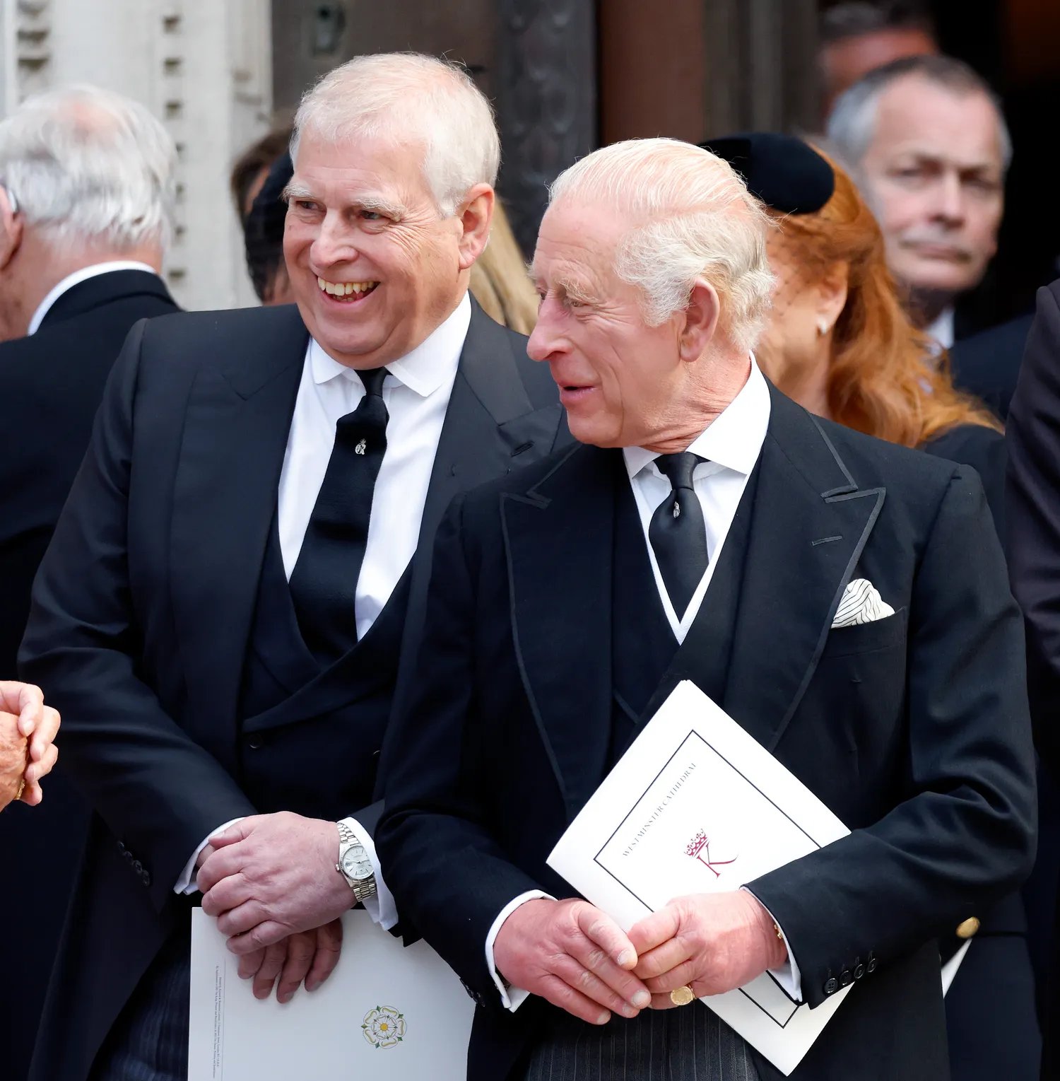 Prince Andrew and King Charles