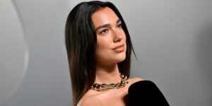 Dua Lipa Shows Off Vintage Style in a Stunning Velvet Gown at the Oscars After-Party