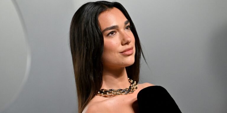Dua Lipa Shows Off Vintage Style in a Stunning Velvet Gown at the Oscars After-Party