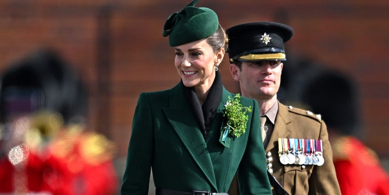 Kate Middleton Dazzles in All-Green Outfit for St. Patrick's Day Celebration Amidst a Busy Schedule