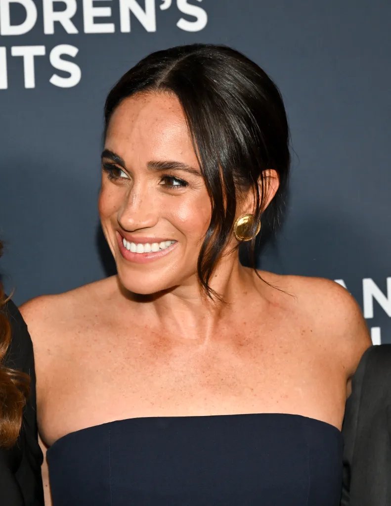 Meghan, Duchess of Sussex, smiles at The Alliance for Children's Rights 34th Annual Champions for Children event.