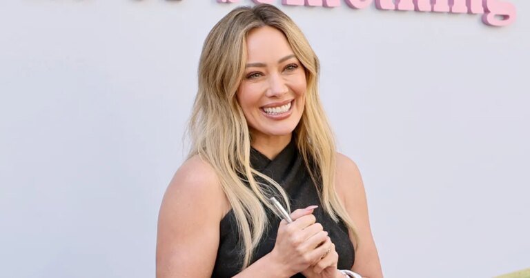 Achieve Hilary Duff's Easy Cool-Girl Waves with This Affordable $34 Blowout Texture Spray from Amazon