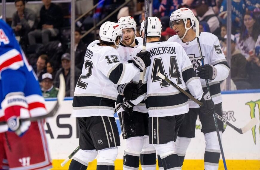 Alex Laferriere Shines with Key Three-Point Performance in Kings' Victory Against Rangers