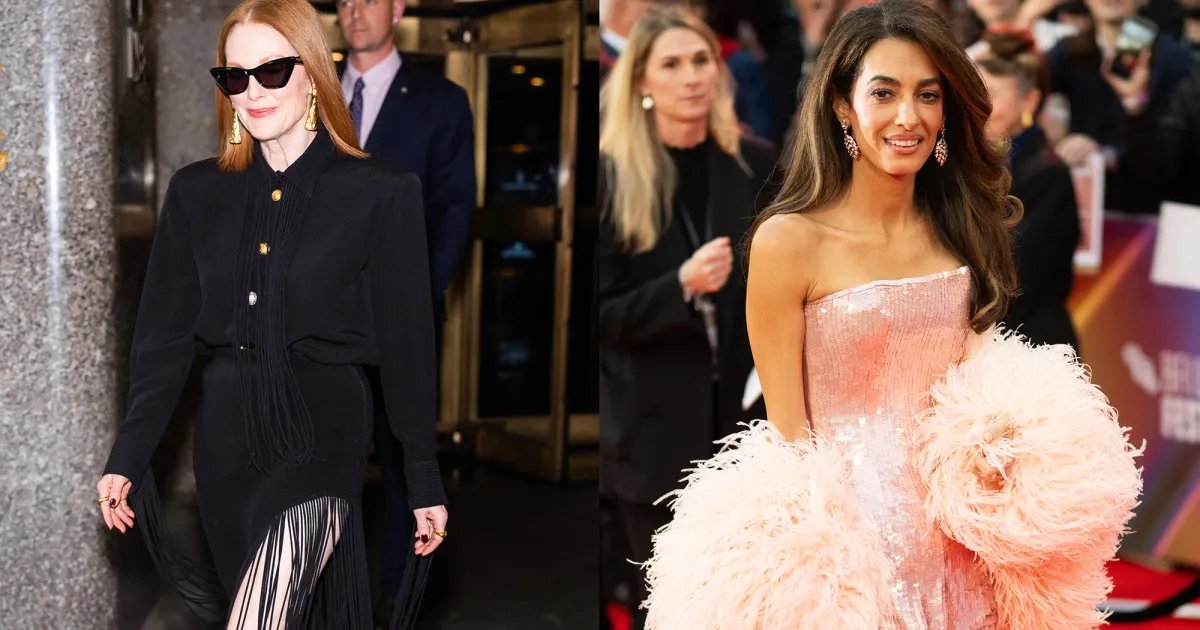 Amal Clooney and Julianne Moore Share Their Thoughts on This Trending Spring Dress Style