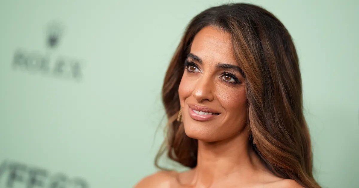 Amal Clooney's Affordable Shine Spray for Gorgeous, Luminous Hair