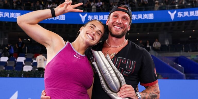 Aryna Sabalenka Celebrates Her Engagement with a Wedding Veil and Bouquet Toss