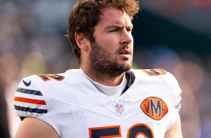 Bears Pro Bowl Center Drew Dalman Retires at 27, Following in His Father's Footsteps from 26 Years Ago