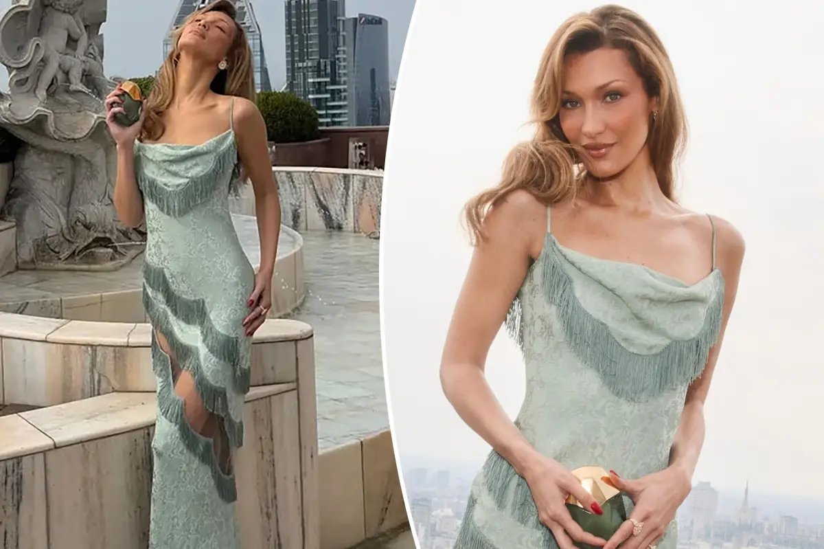 Bella Hadid Pays Homage to Nicole Kidman in a Chic Vintage Christian Dior Look