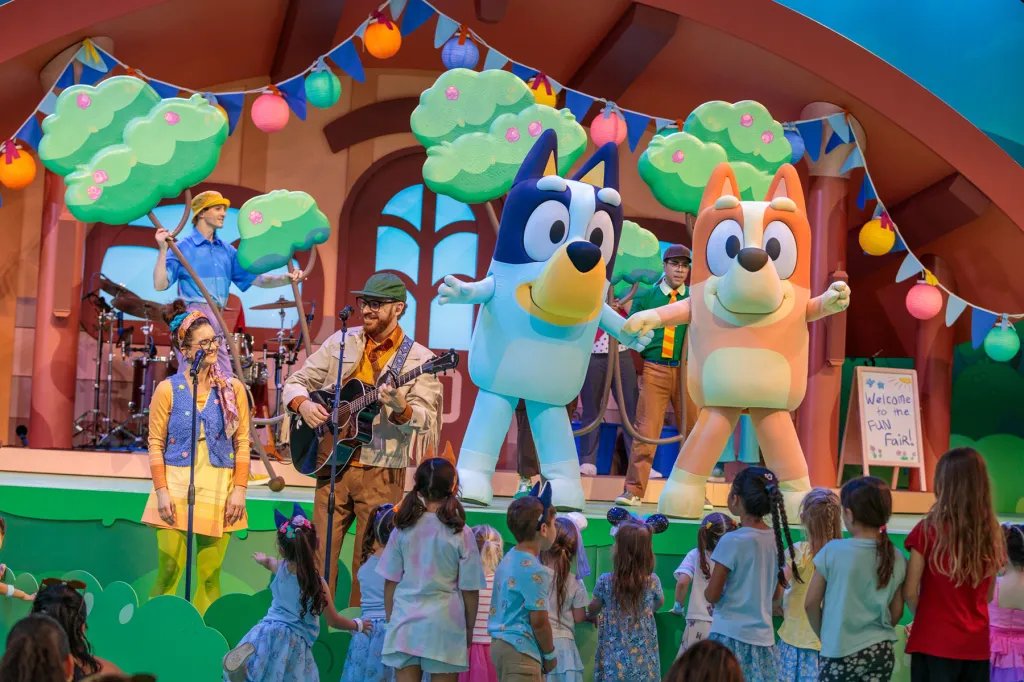 Bluey Joins the Fun at Disneyland with a Live Band Show: A Look at 'Bluey’s Best Day Ever!'