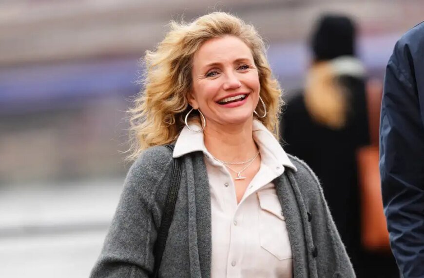Cameron Diaz’s Cozy Cardigan: A Chic Spring Essential We All Want to Emulate