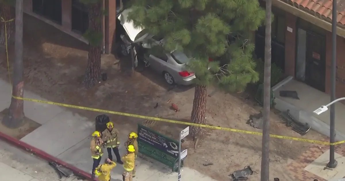 Car Crashes into Wilmington Branch Library After Two-Vehicle Accident
