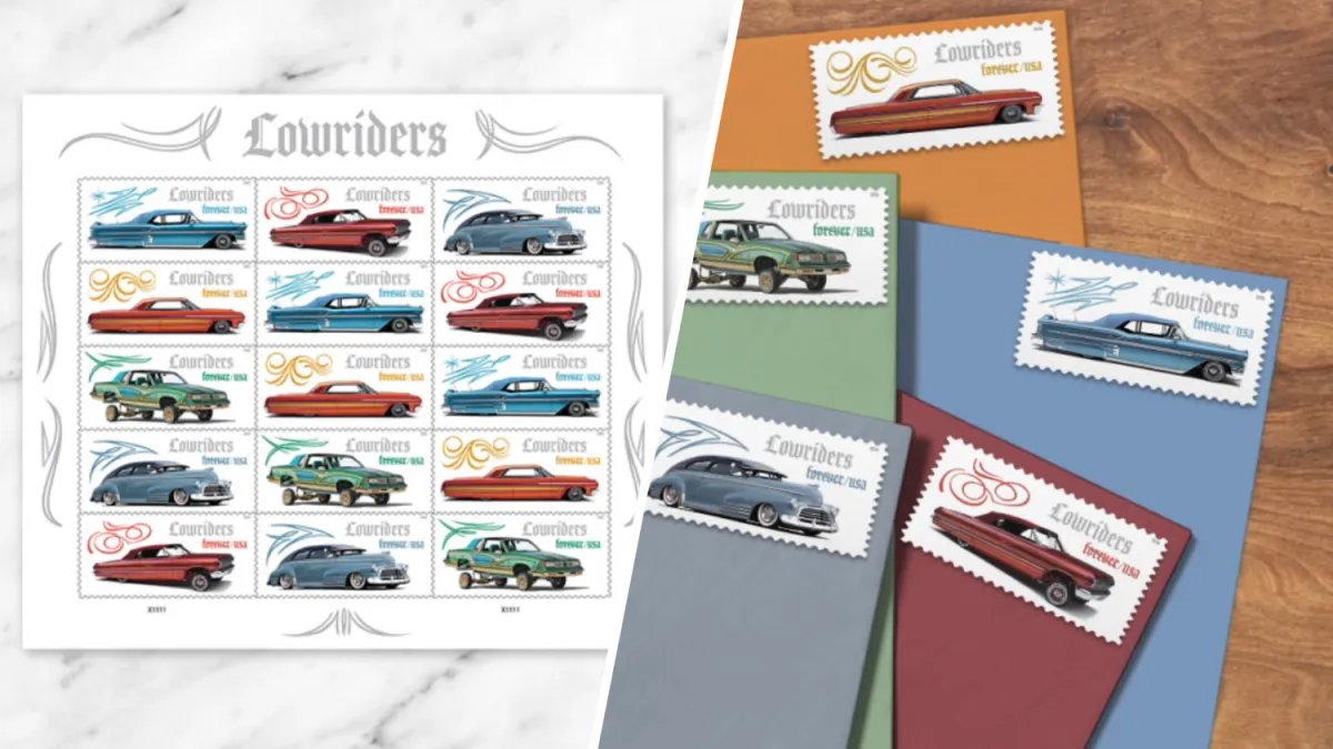 Celebrate Lowriders with the New USPS 'Lowrider Forever' Stamp Collection