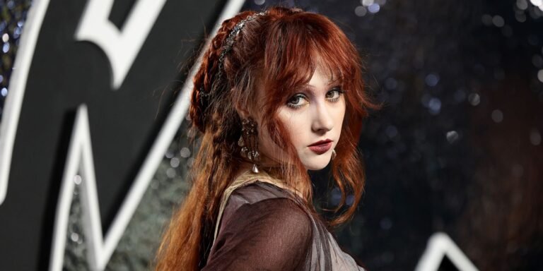 Chappell Roan Shortens Her Hair with a Fluffy Bob and Wears a Sheer Lace Corset Dress