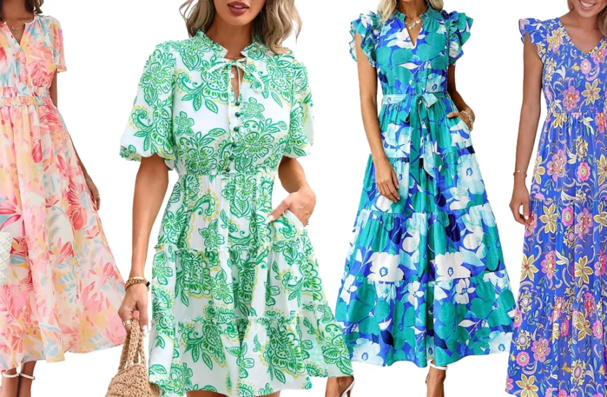 Check Out These Adorable Lilly Pulitzer-Style Spring Dresses Available on Amazon Now