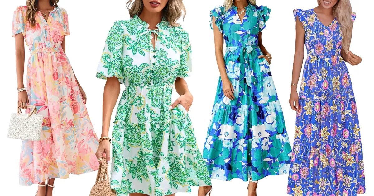 Check Out These Adorable Lilly Pulitzer-Style Spring Dresses Available on Amazon Now