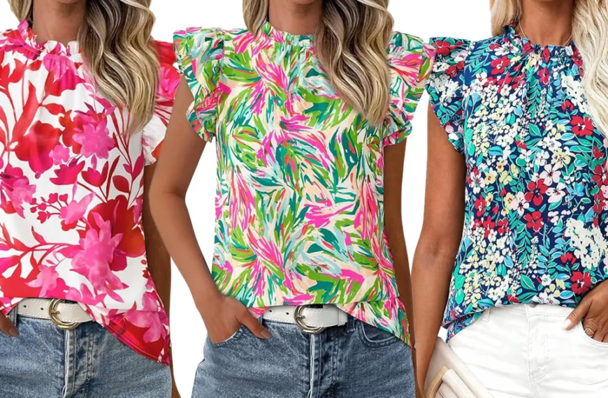 Check Out These Affordable Lilly Pulitzer-Style Spring Blouses on Amazon Starting at Just $10