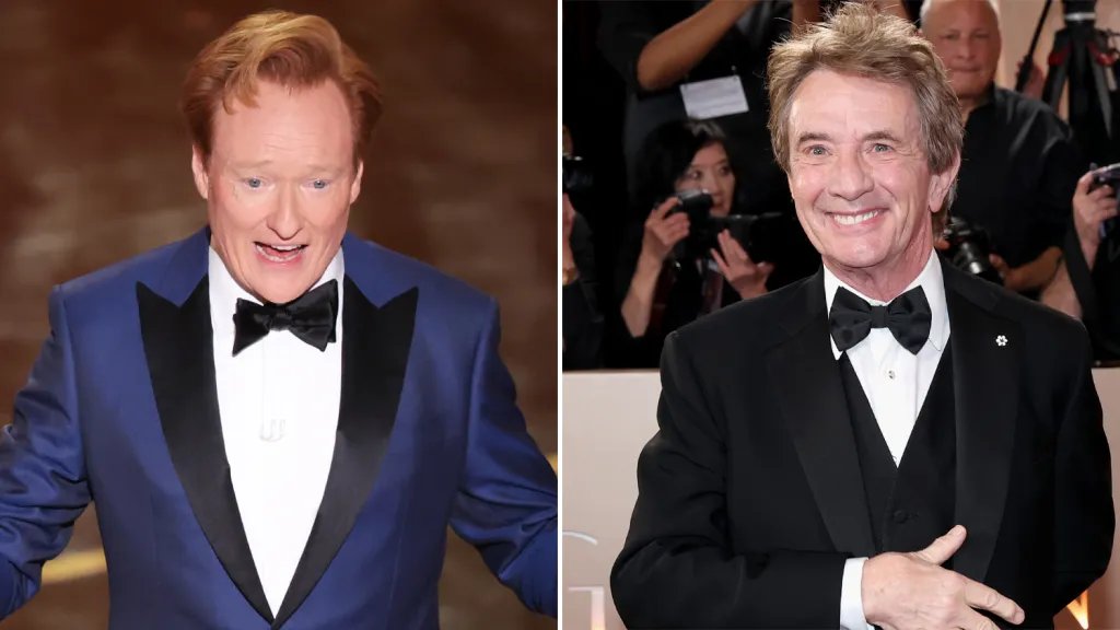 Conan O'Brien Bids Farewell as Oscars Host, Pays Tribute to Martin Short After His Loss