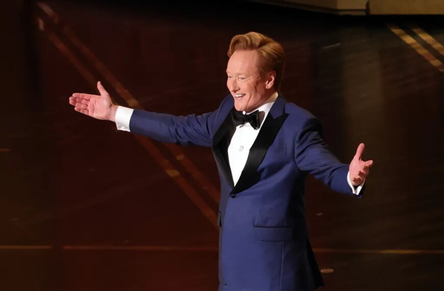 Conan O’Brien Playfully Jabs Timothée Chalamet Before Sharing a Message of Hope During Oscar's Opening Monologue