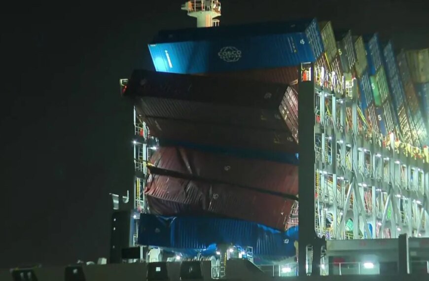 Concerns Grow Over Shipping Containers Near Water at the Port of Long Beach