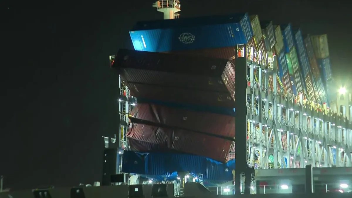 Concerns Grow Over Shipping Containers Near Water at the Port of Long Beach