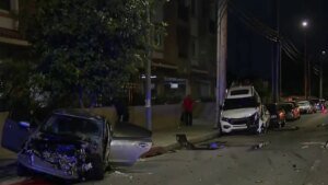 Crash After Chase on Reseda Street