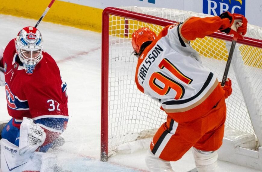 Cutter Gauthier Nets Winning Goal as Ducks Beat Canadiens