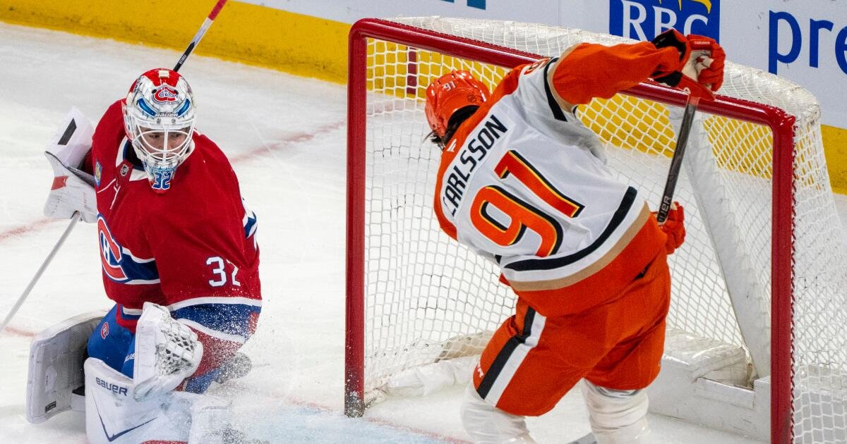 Cutter Gauthier Nets Winning Goal as Ducks Beat Canadiens