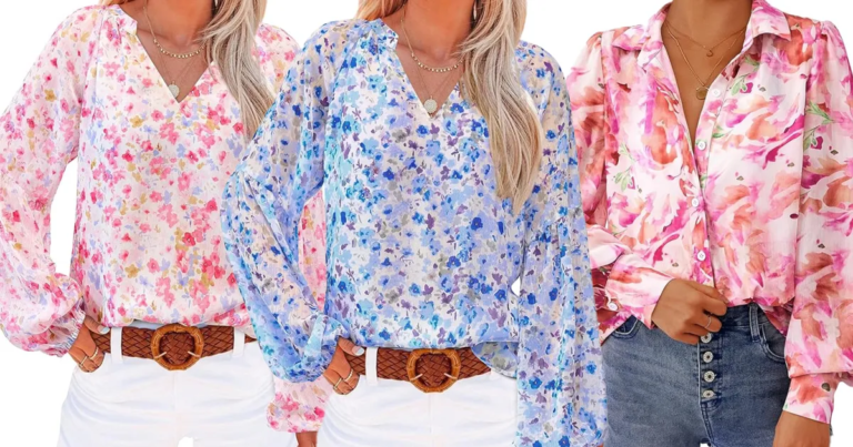 Dress Up Your Jeans This Spring with These Stylish Amazon Blouses Starting at Just $10