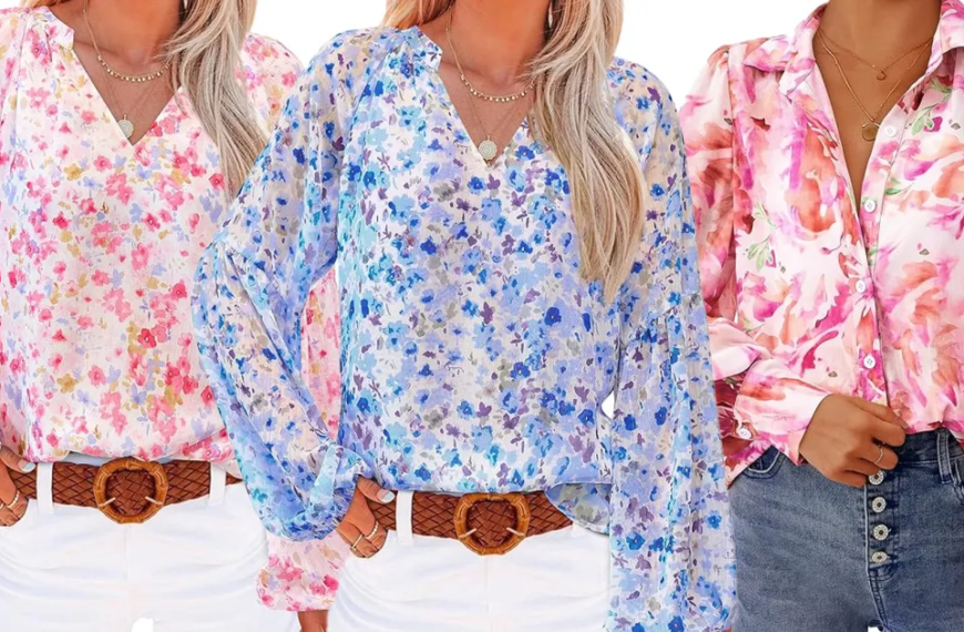 Dress Up Your Jeans This Spring with These Stylish Amazon Blouses Starting at Just $10