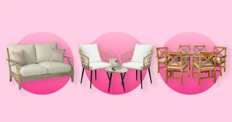Easy Ways to Style Your Backyard with 15 Chic Patio Furniture Pieces on Sale Now