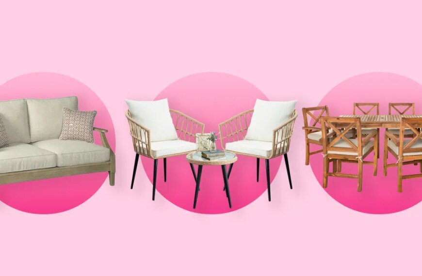 Easy Ways to Style Your Backyard with 15 Chic Patio Furniture Pieces on Sale Now