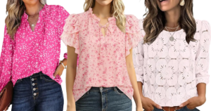 Elevate Your Spring Style with Beautiful Easter Blouses Starting at Just $14